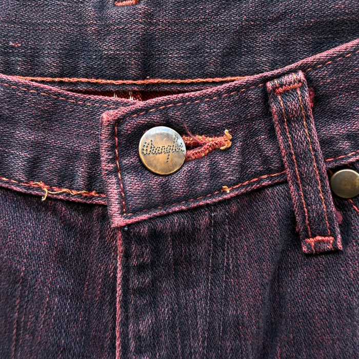 Wrangler Wine Overdyed Bootcut Jeans — photo 4