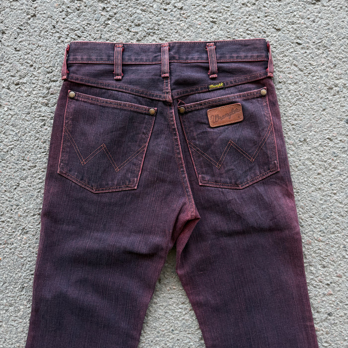 Wrangler Wine Overdyed Bootcut Jeans — photo 6