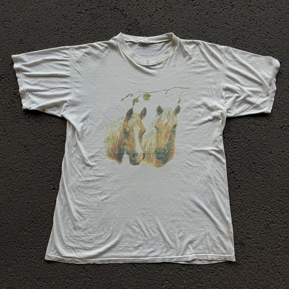 Two Horses – Sun Faded Art Tee